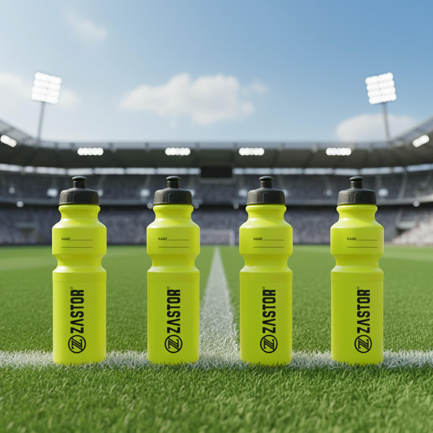 Botella Líquidos Zastor AQUA 750 ml AMARILLO FLUOR 3/6