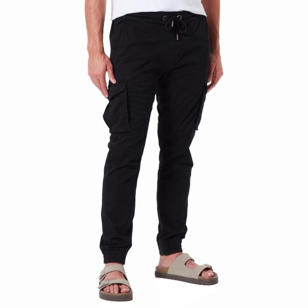 Hosen Alpha Industries Modell Cotton Twill Jogger Farbe Schwarz 3/5