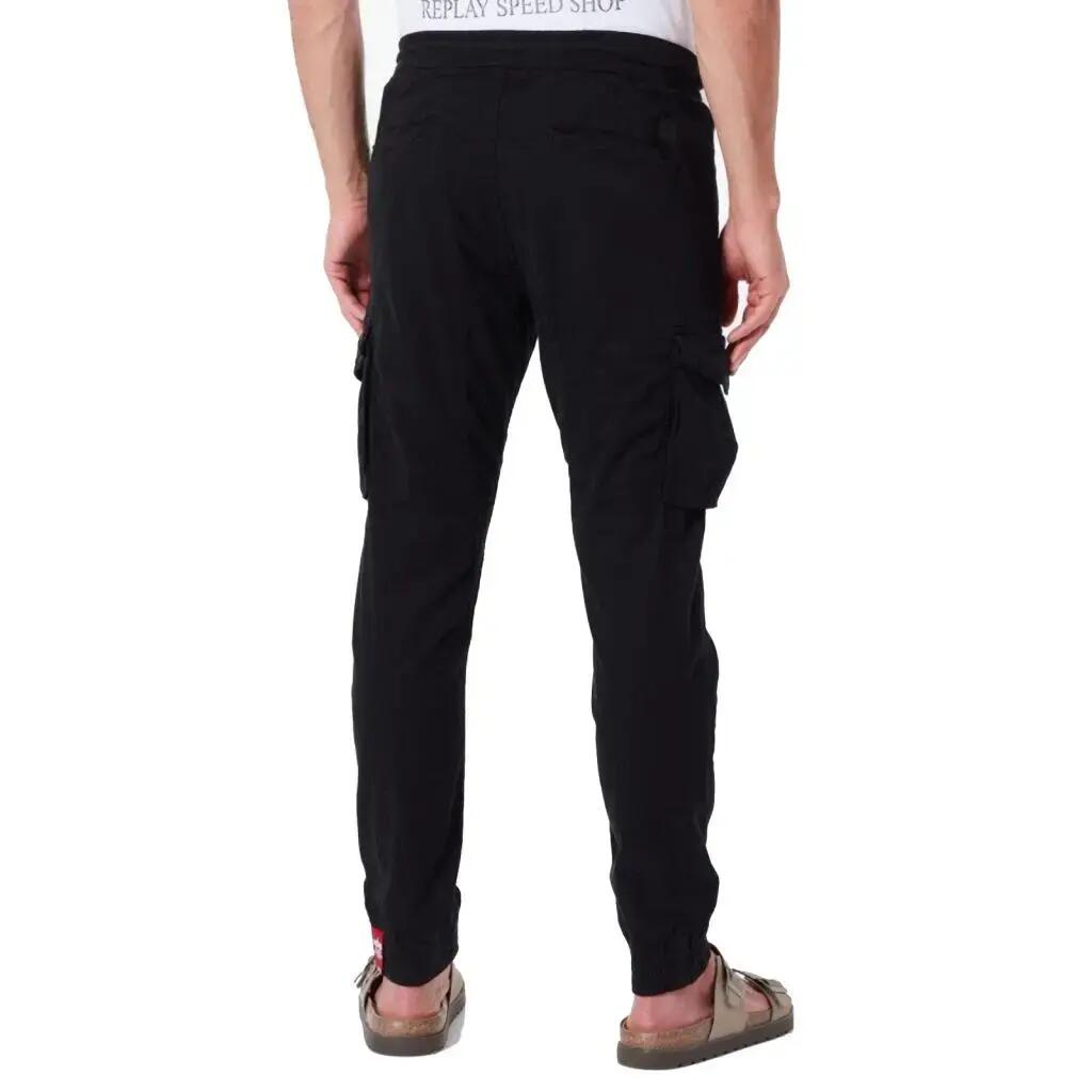 Hosen Alpha Industries Modell Cotton Twill Jogger Farbe Schwarz 2/5