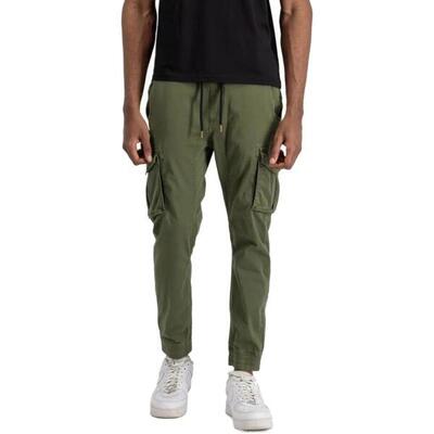Broek alpha industries model cotton twill jogger kleur groen