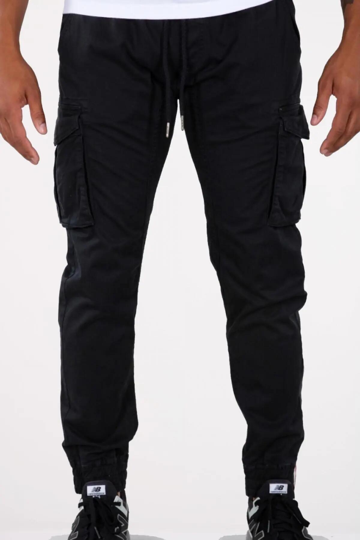 Hosen Alpha Industries Modell Cotton Twill Jogger Farbe Schwarz 5/5