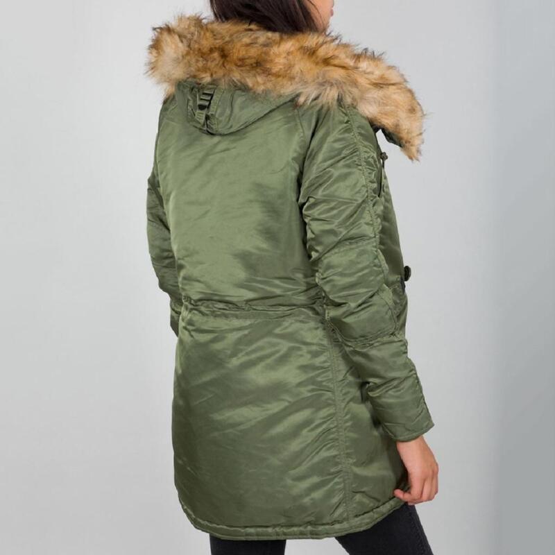 Veste N 3B Adulte Large Green Army - Parka pour froid extrême