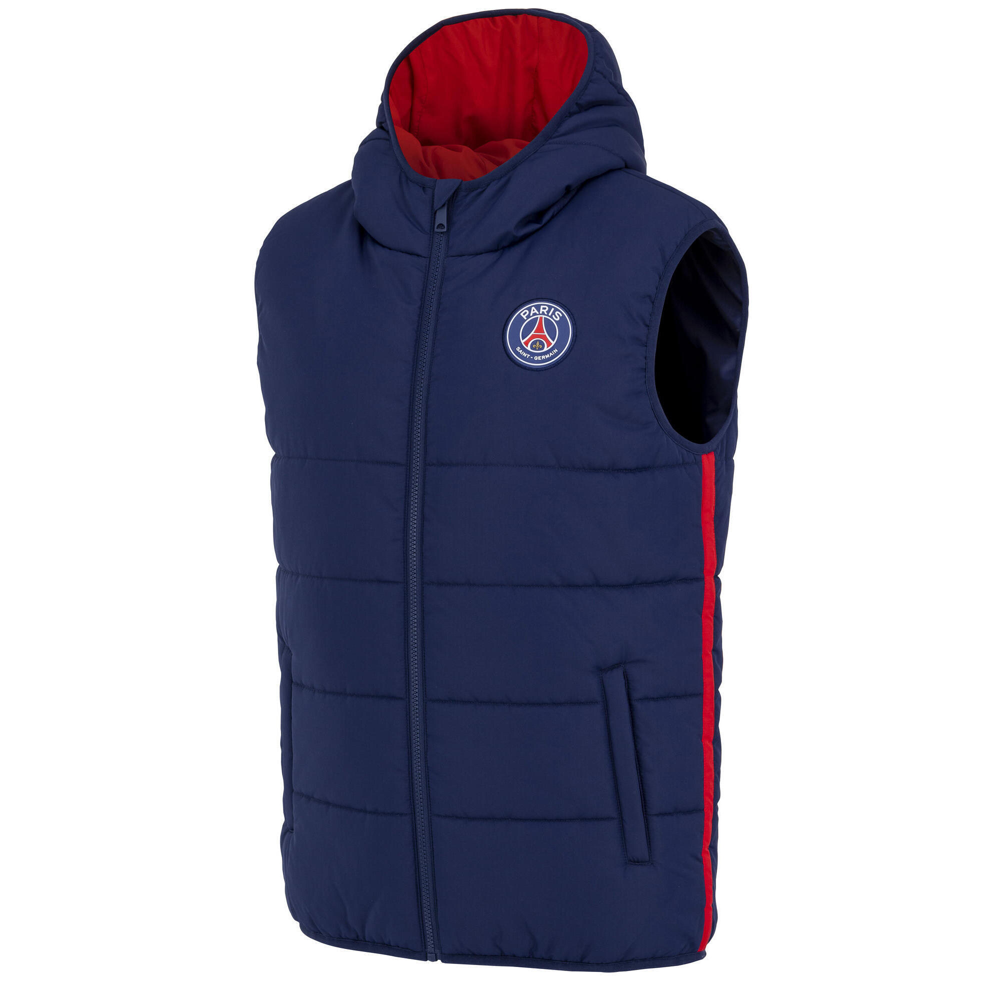 Paris Saint Germain - Doudoune Sans Manche Psg - Collection Officielle Paris Saint Germain - Doudoune Synthétique - Bleu - Decathlon