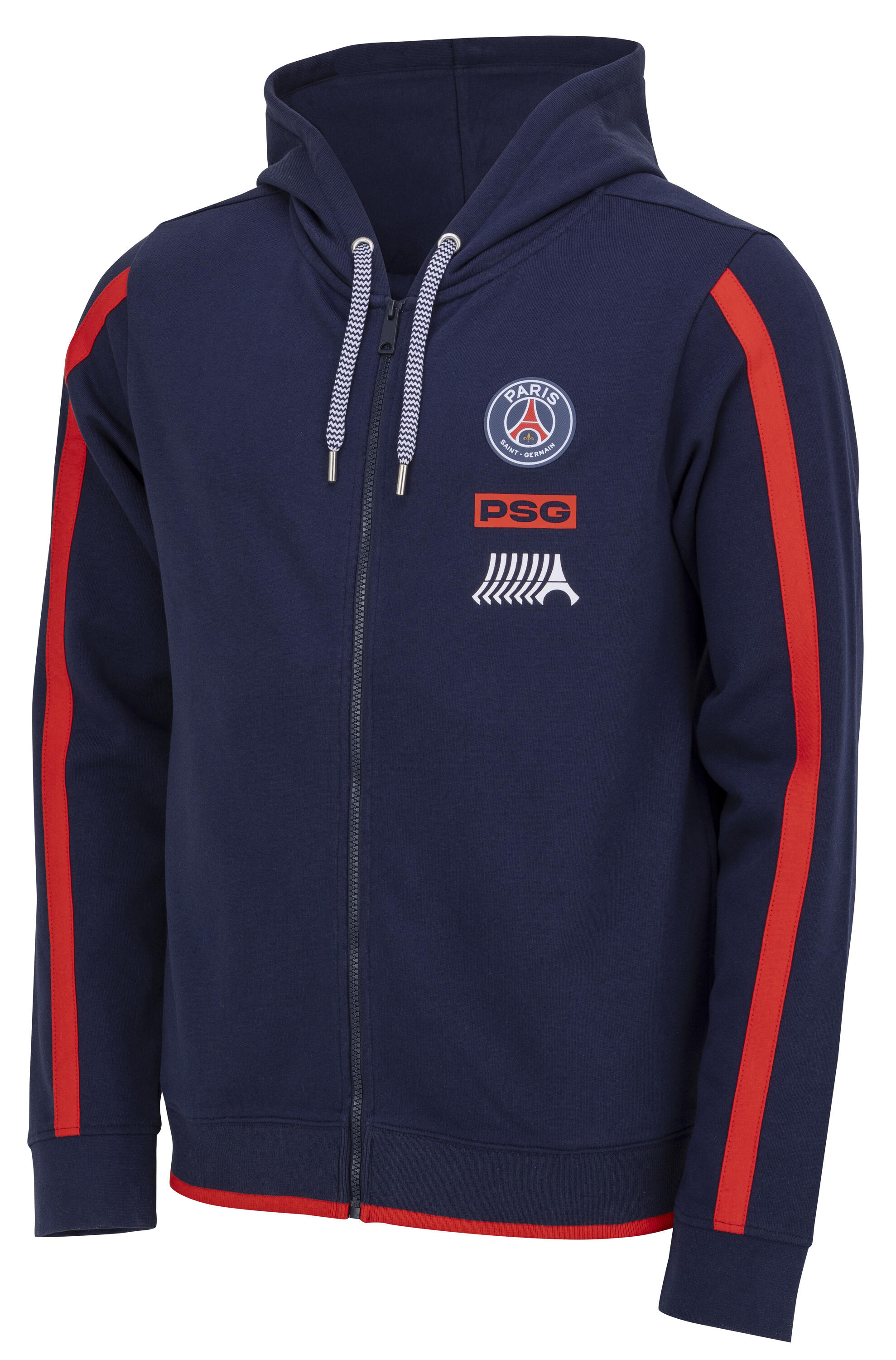 Sweat capuche zippé PSG - Collection officielle PARIS SAINT GERMAIN 1/2