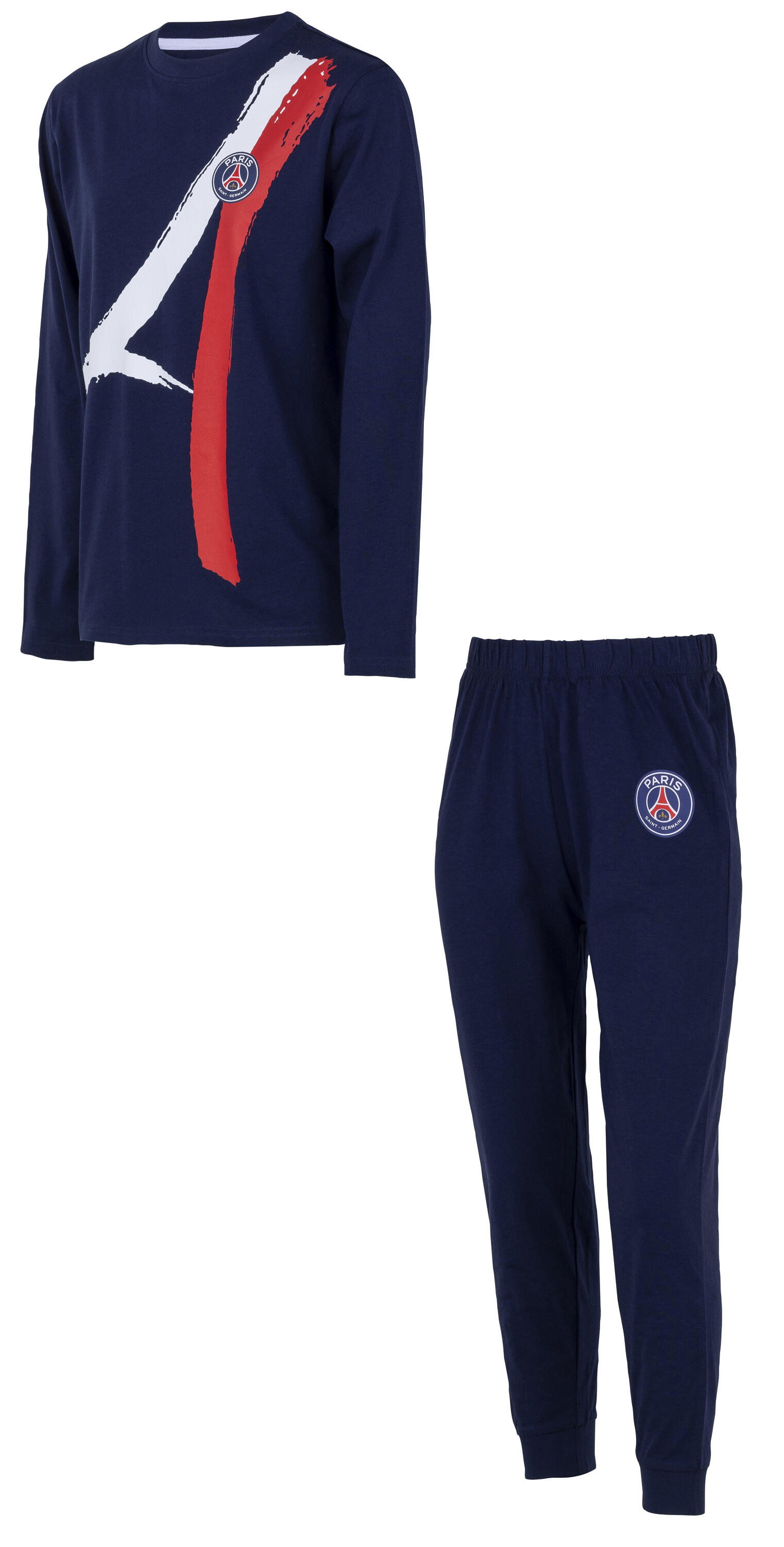 Pyjashort PSG Officiel – T-Shirt + Short Paris Saint Germain, Coton Homme Tailles S à XL, Collection Authentique