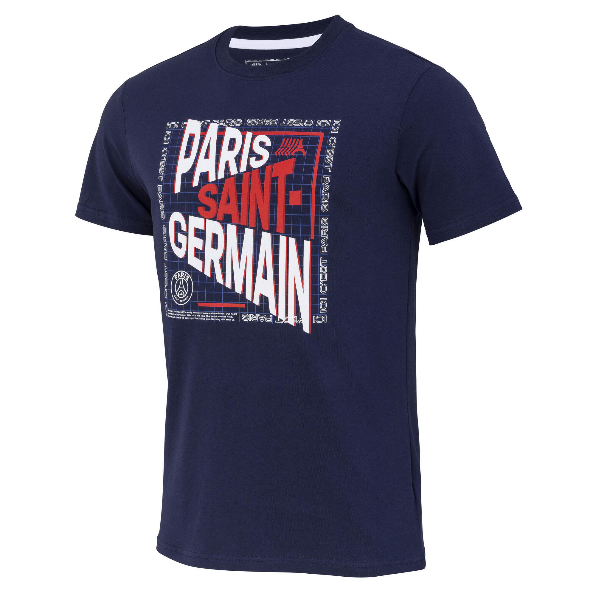 Paris Saint Germain - T-shirt Psg - Collection Officielle Paris Saint Germain - T-shirt Manches Courtes - Bleu - Decathlon