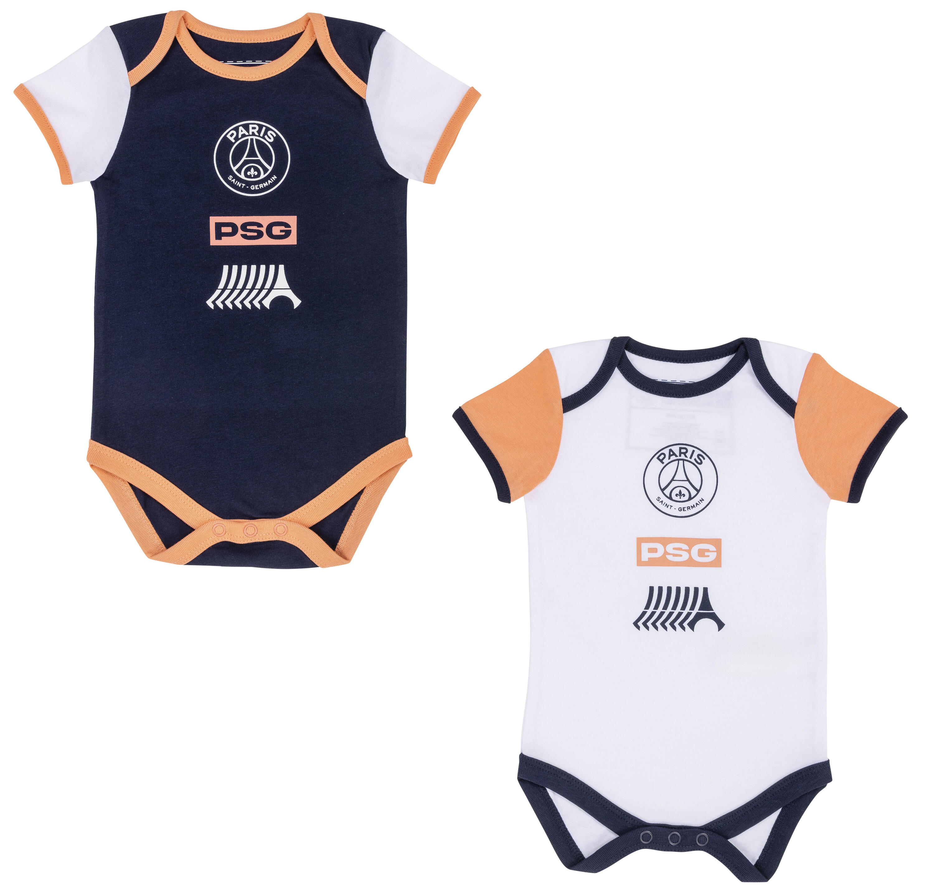 2 x body bébé fille PSG - Collection officielle PARIS SAINT GERMAIN