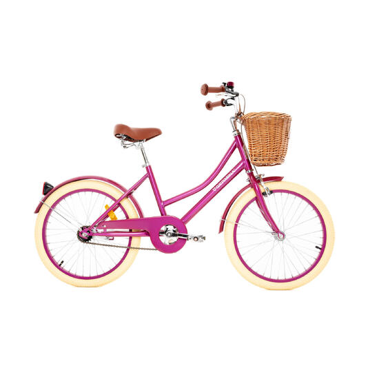 Rower dziecięcy 20" VINTAGE GERMINA koszyk, stopka