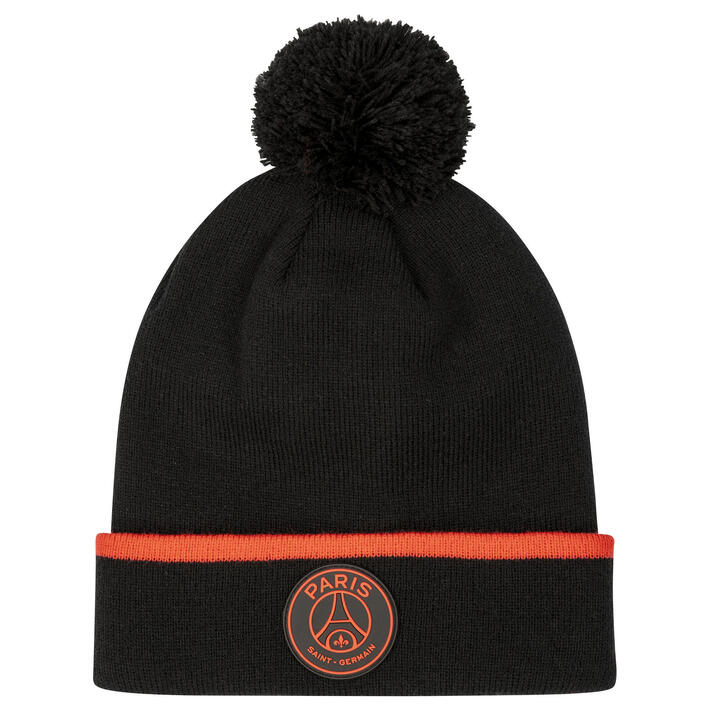 PSG Bonnet Pompon – Collection Officielle Paris Saint Germain – Taille Adulte Homme