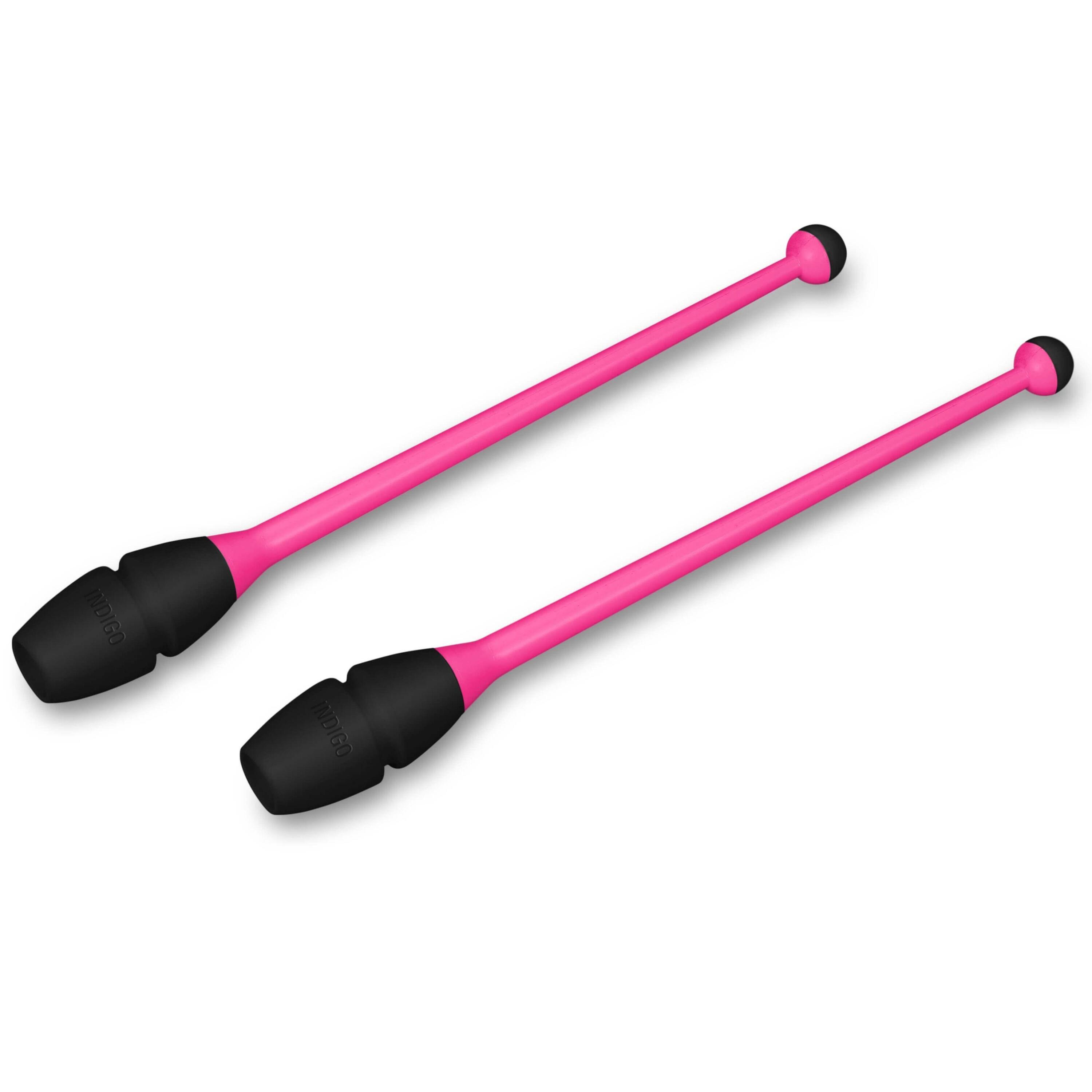Mazas Engarzables de Tecnocaucho INDIGO 41 cm Rosa-Negro 4/5