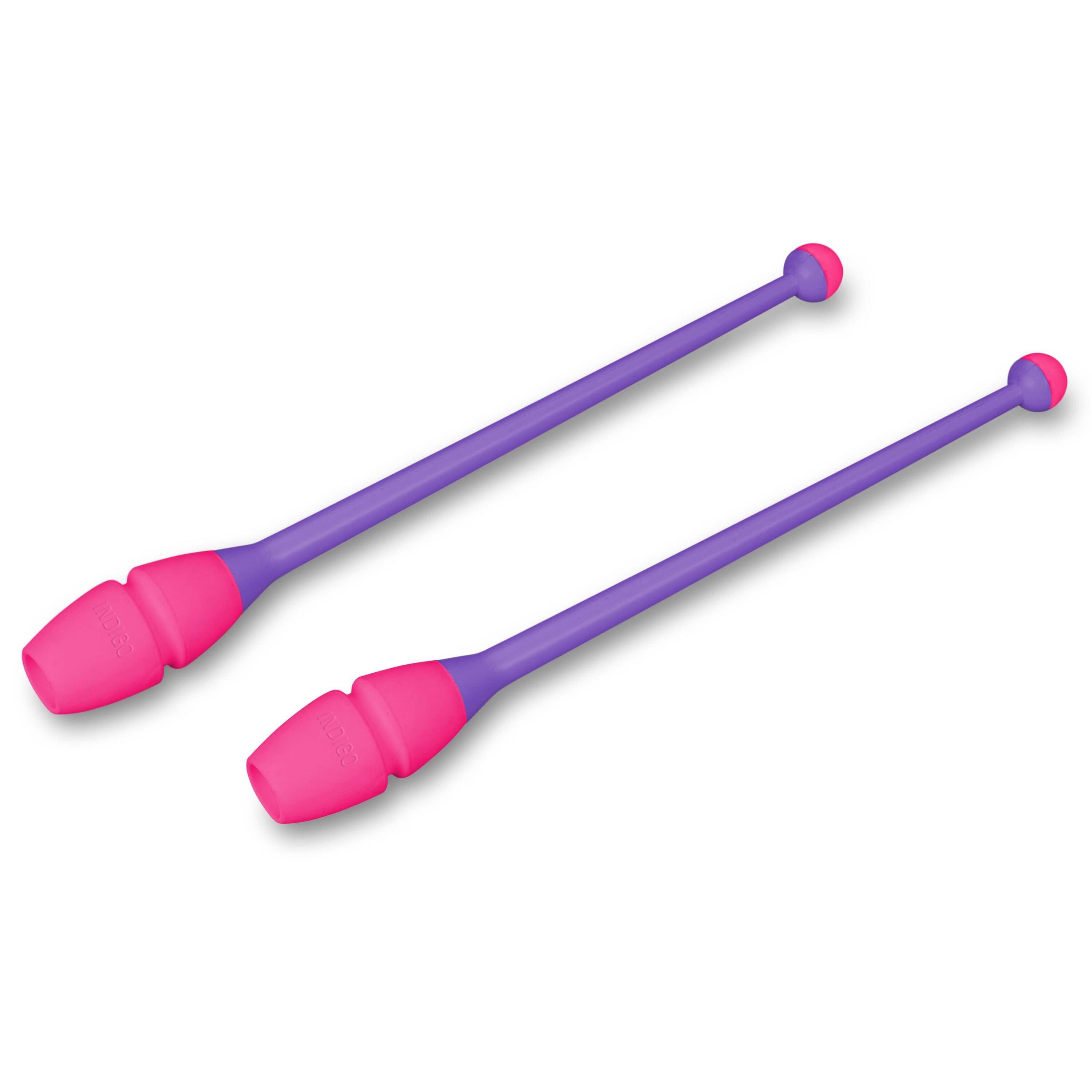 Mazas Engarzables de Tecnocaucho INDIGO 41 cm Violeta-Rosa 4/5