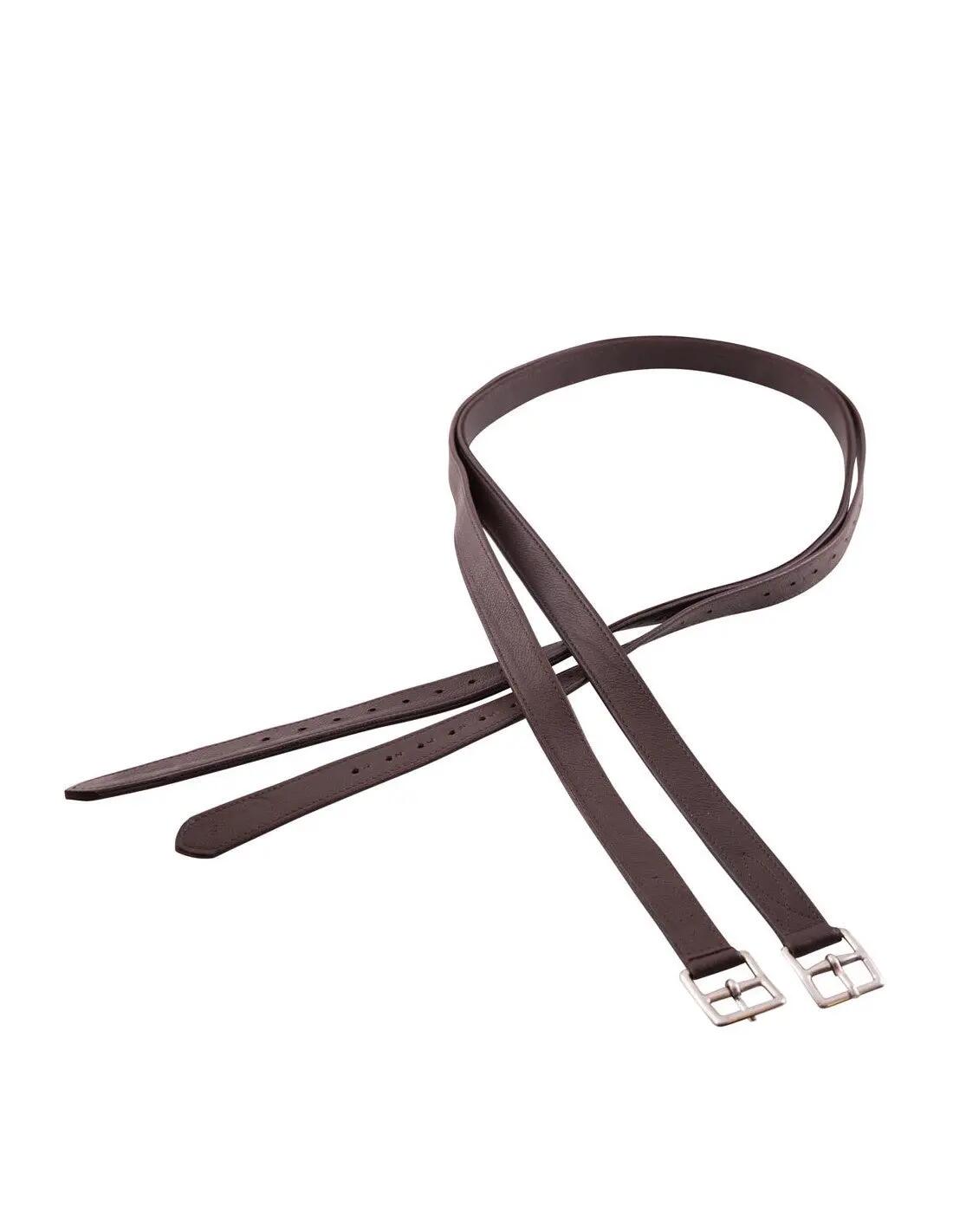 Étrivières pour cheval en cuir BR Equitation 3/4