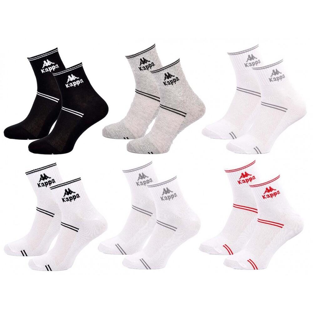 Meias kappa quarter - pack de 6 pcs 7415