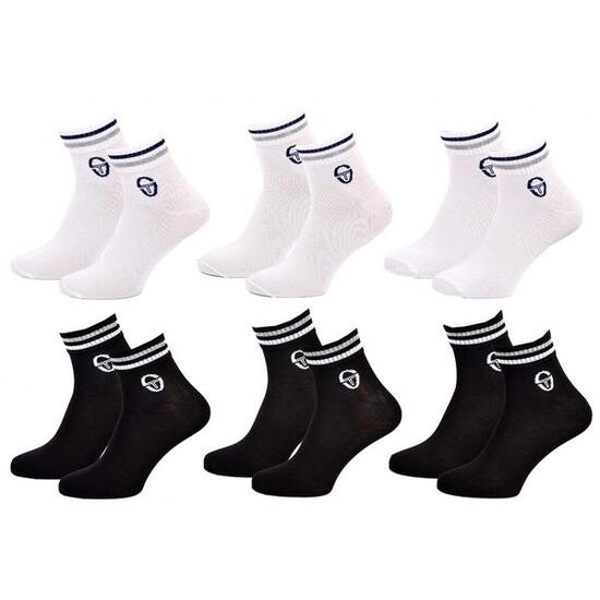 Chaussettes SERGIO TACCHINI QUARTER - Pack de 6