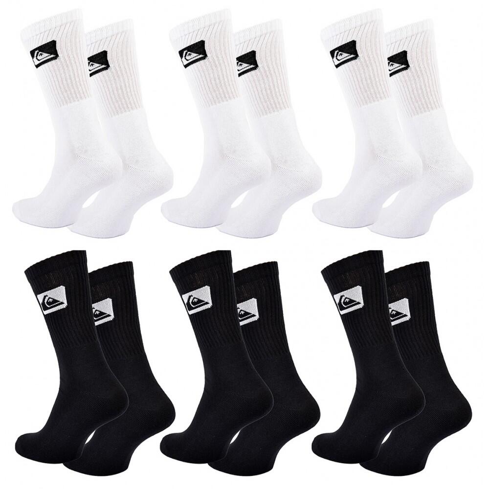 Chaussettes QUIKSILVER CUSHIONED CREW - Pack de 6 3/5