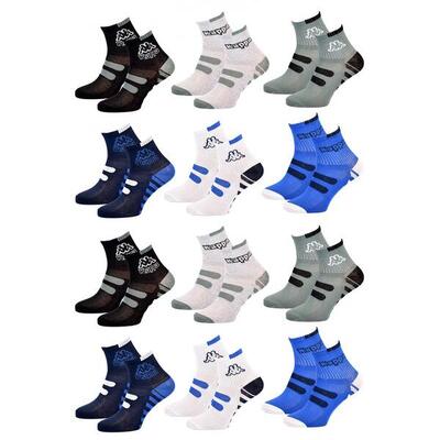 Sokken kappa quarter - set van 12 pcs 0943
