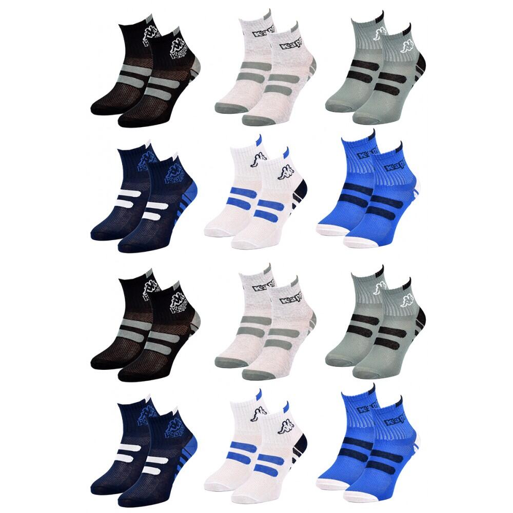 Chaussettes KAPPA QUARTER - Pack de 12 PCS 0943 2/3