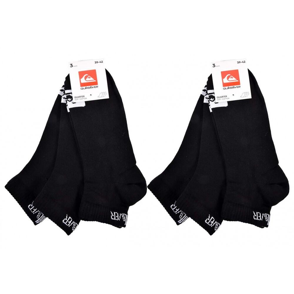 Chaussettes QUIKSILVER QUARTER - Pack de 6 4/5