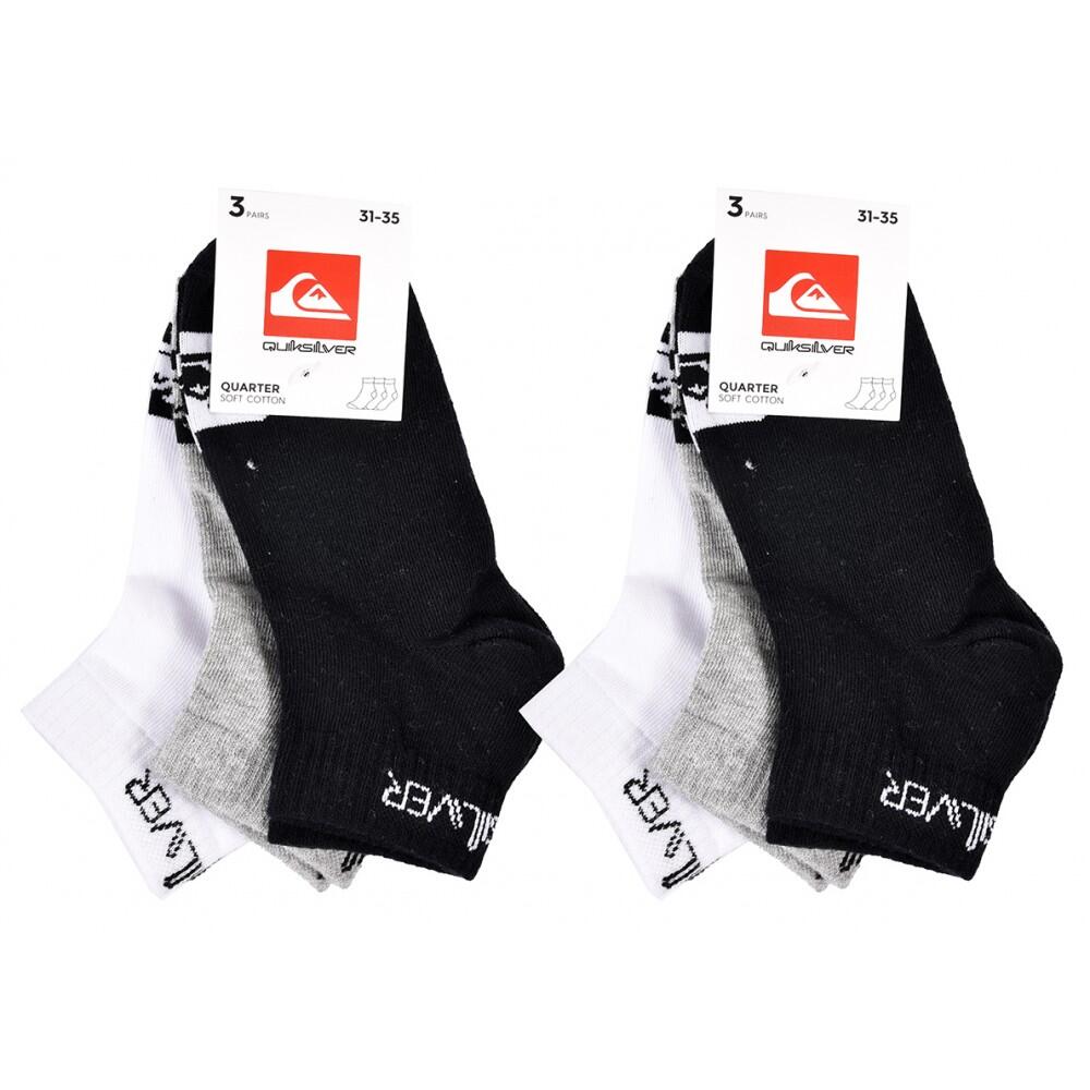 Calzini QUARTER QUIKSILVER - Confezione da 6 4/5