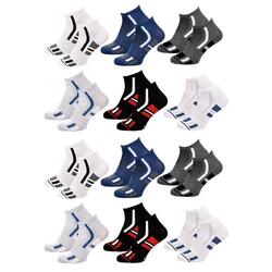 Chaussettes Enfant QUARTER SERGIO TACCHINI Lot de 12 - Pack de 12