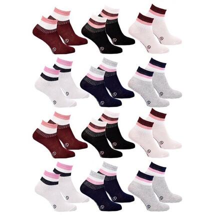 Chaussettes Enfant QUARTER SERGIO TACCHINI Lot de 12 - Pack de 12