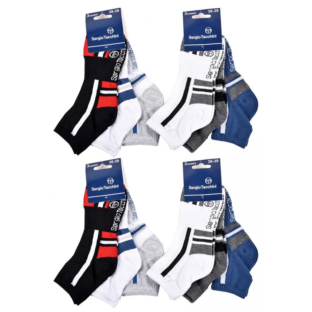 Chaussettes Enfant QUARTER SERGIO TACCHINI Lot de 12 - Pack de 12 3/5