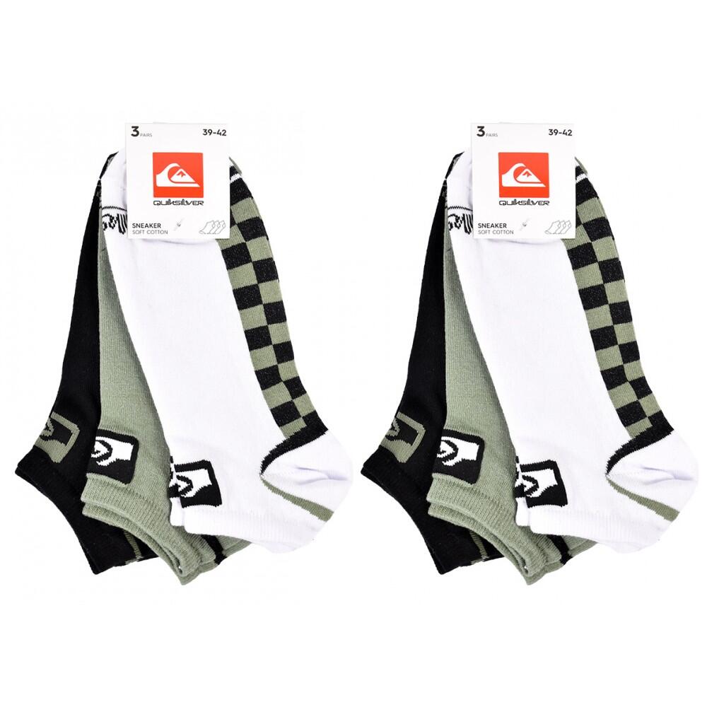 Chaussettes QUIKSILVER SNEAKER - Pack de 6 4/5