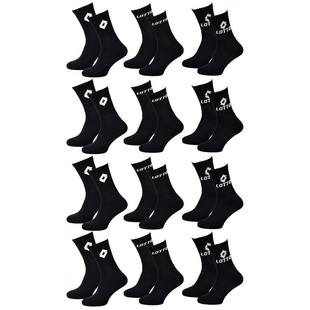 Lotto - Chaussettes Homme Lotto - Pack De 12 - Chaussettes - Multicolore - 43/46 - Decathlon