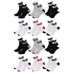 Chaussettes Homme QUARTER SERGIO TACCHINI Lot de 12 - Pack de 12