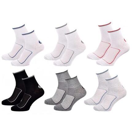 Chaussettes SERGIO TACCHINI QUARTER - Pack de 6
