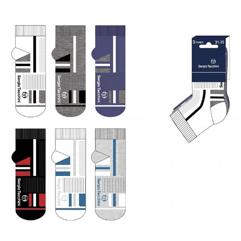 Chaussettes Enfant QUARTER SERGIO TACCHINI Lot de 12 - Pack de 12 5/5
