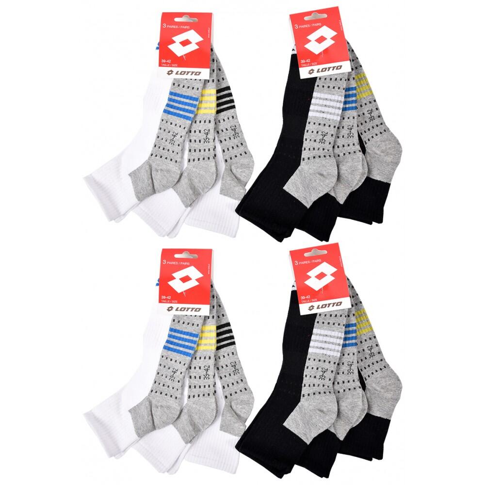 Chaussettes Homme LOTTO - Pack de 12 3/4