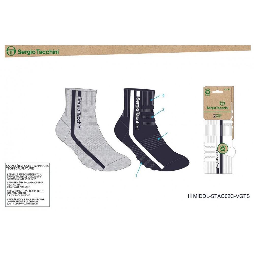 Calcetines QUARTER SERGIO TACCHINI Pack de 4 Pares 4/4