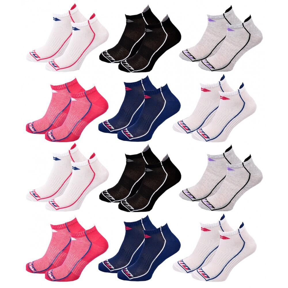 Lotto - Chaussettes Femme Lotto - Pack De 12 - Chaussettes - Multicolore - Decathlon