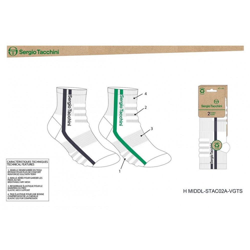 Calcetines QUARTER SERGIO TACCHINI Pack de 4 Pares 4/4