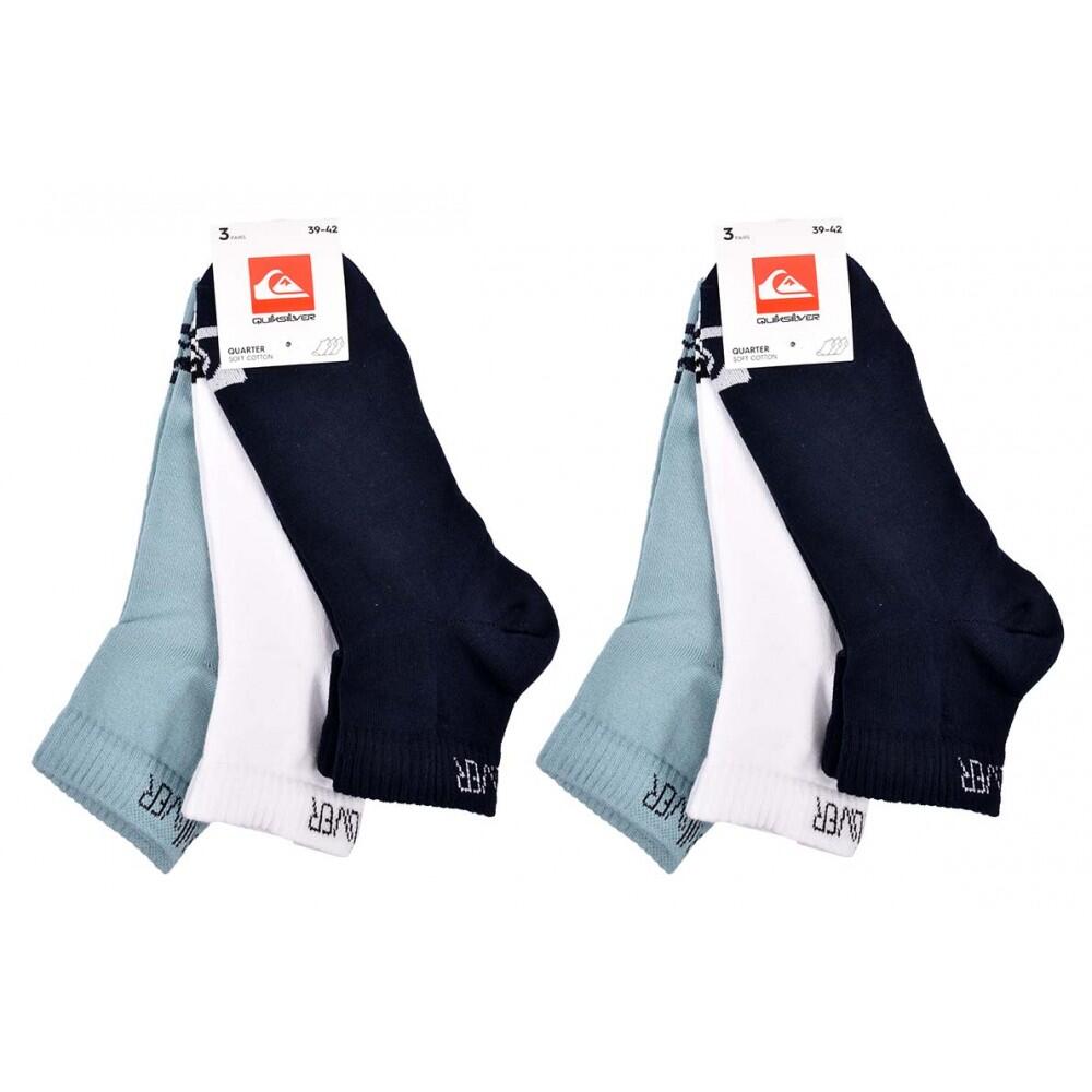 Calzini QUARTER QUIKSILVER - Confezione da 6 4/5