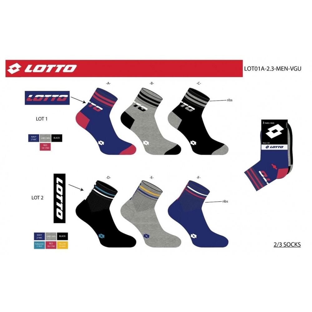 Calcetines Hombre LOTTO - Pack de 12 4/5