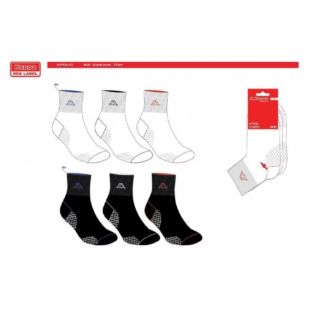 Sokken Heren QUARTER KAPPA - Set van 12 4/5