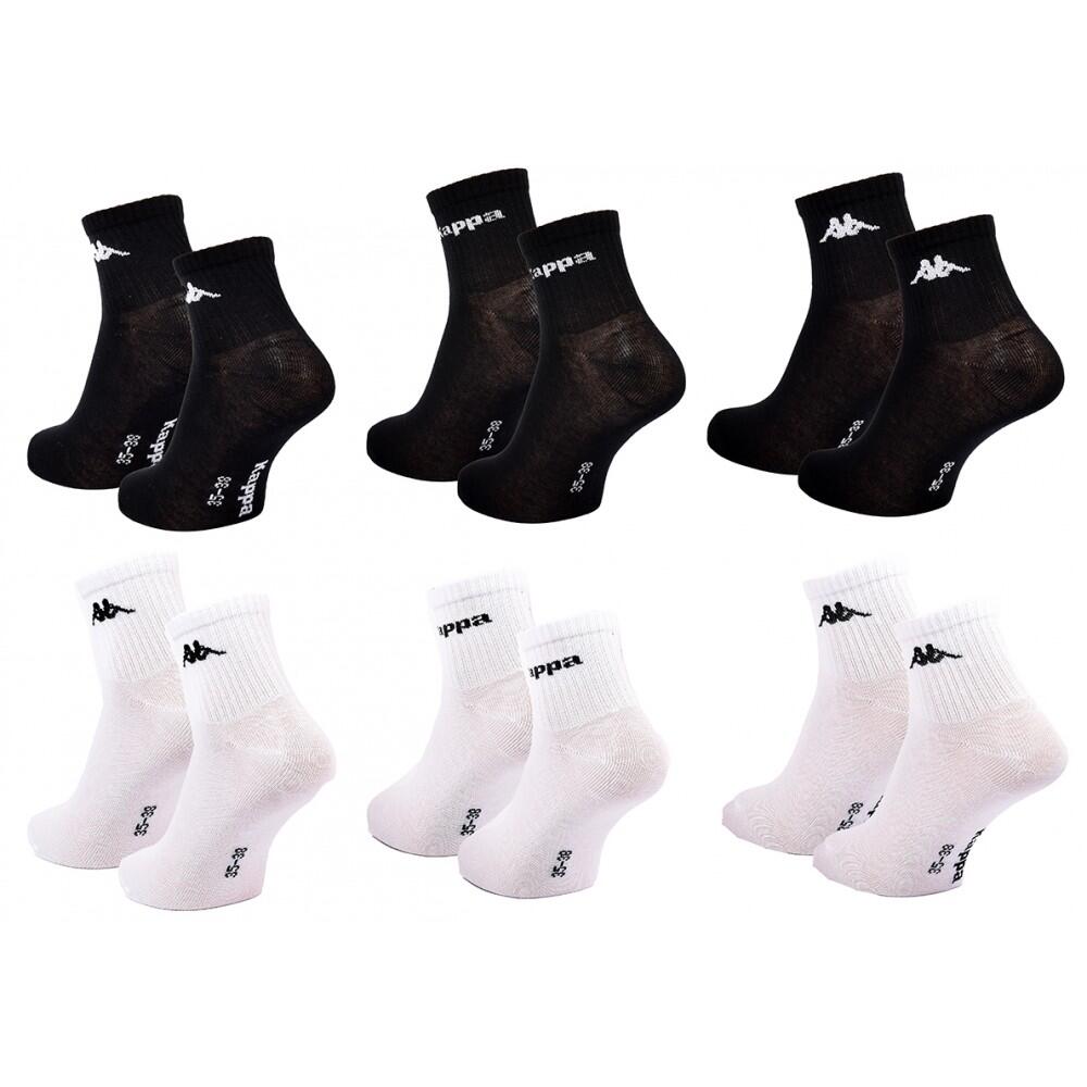 Chaussettes KAPPA QUARTER - Pack de 6 PCS 8248 3/4