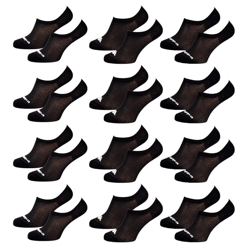 Kappa - Chaussettes Homme Footies Kappa - Pack De 12 - Chaussettes - Multicolore - 39/42 - Decathlon