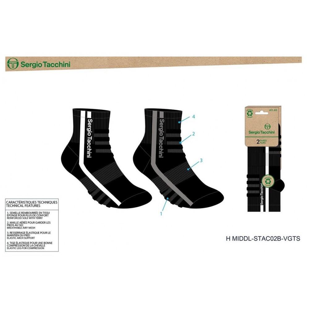 Calcetines QUARTER SERGIO TACCHINI Pack de 4 Pares 4/4