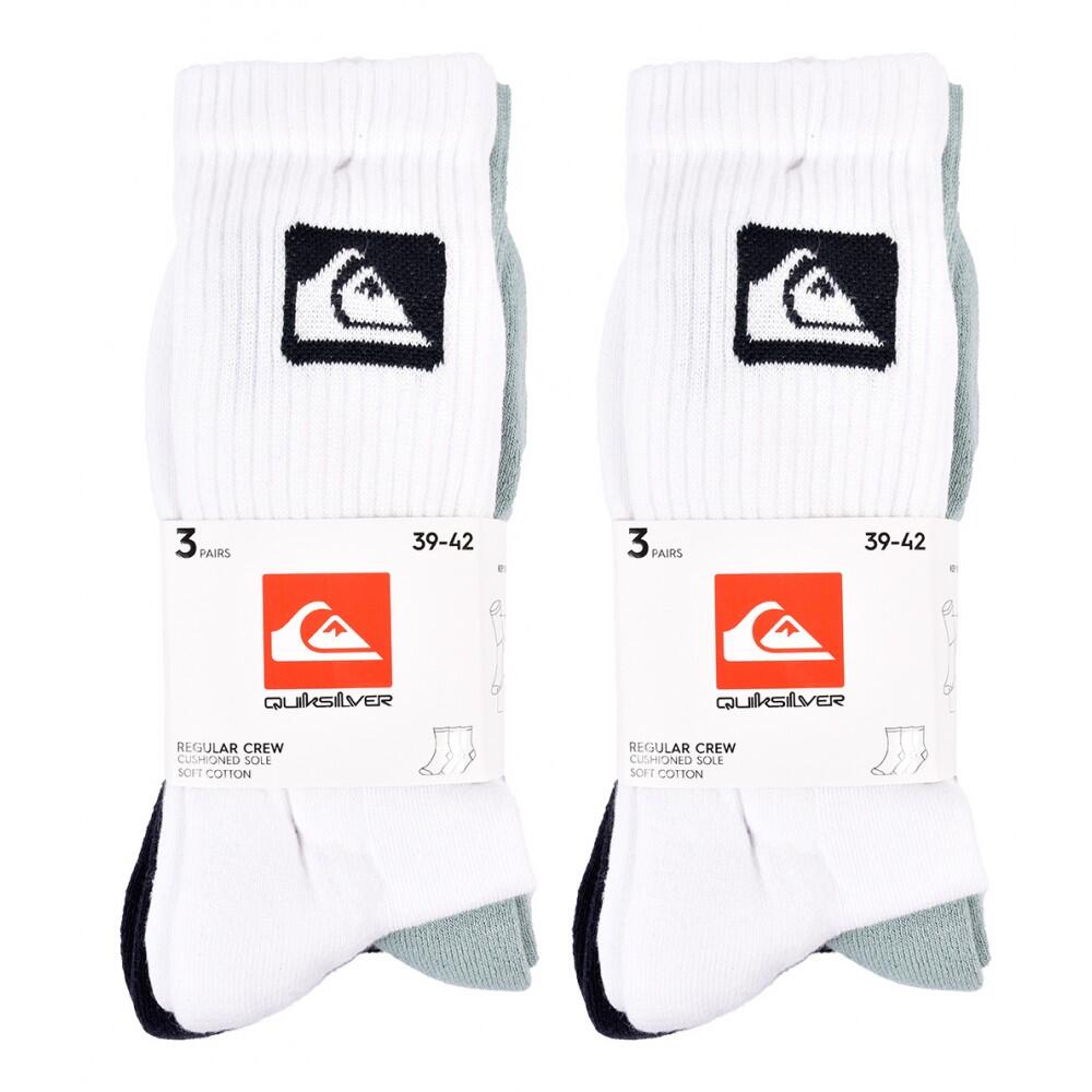 Calzini CREW CUSHIONED QUIKSILVER - Confezione da 6 4/5