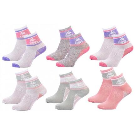 Chaussettes KAPPA QUARTER - Pack de 6 pcs 1143