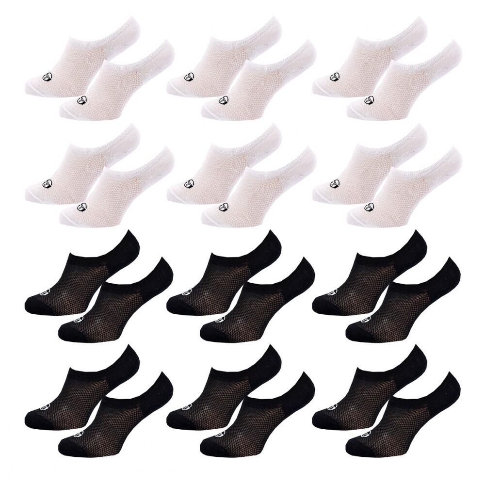 Sergio Tacchini - Chaussettes Enfant Footies Sergio Tacchini - Pack De 12 - Chaussettes - Multicolore - 27/30 - Decathlon