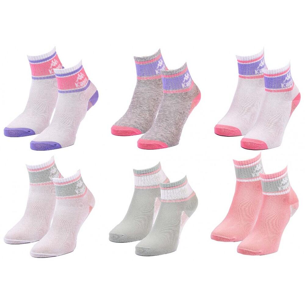 Chaussettes KAPPA QUARTER - Pack de 6 pcs 1143 2/4