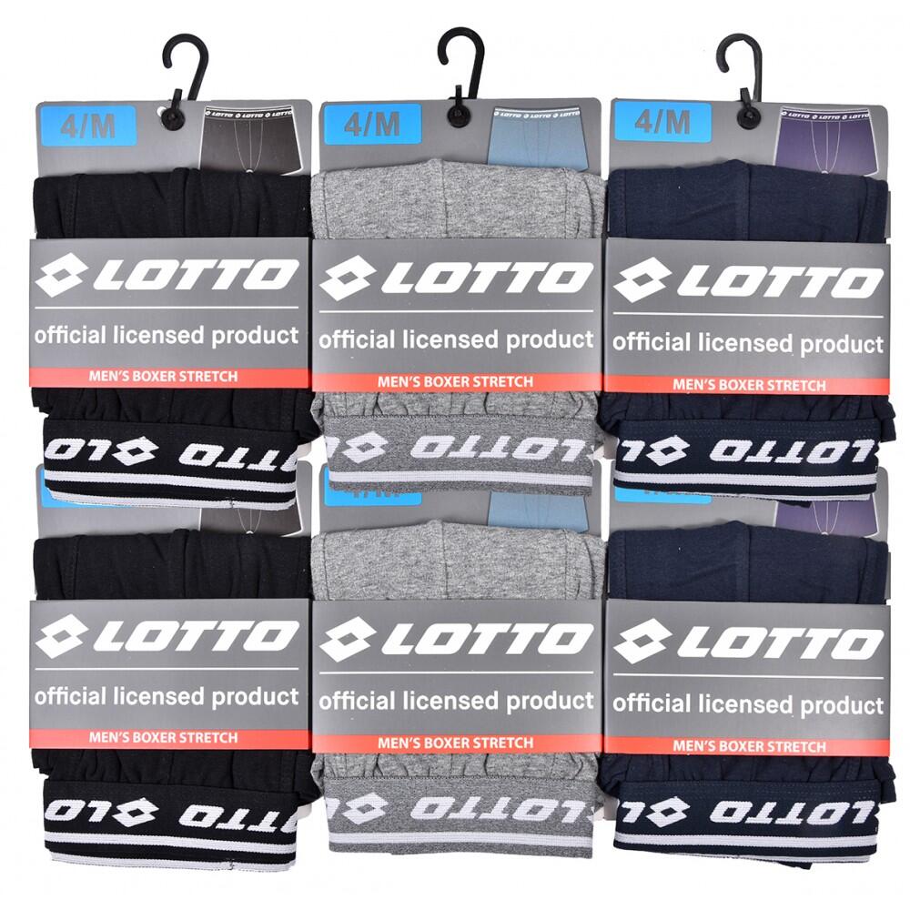 Bóxer hombre LOTTO - Pack de 6 3/4