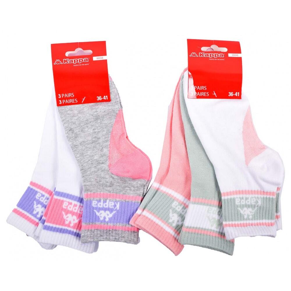 Chaussettes KAPPA QUARTER - Pack de 6 pcs 1143 4/4