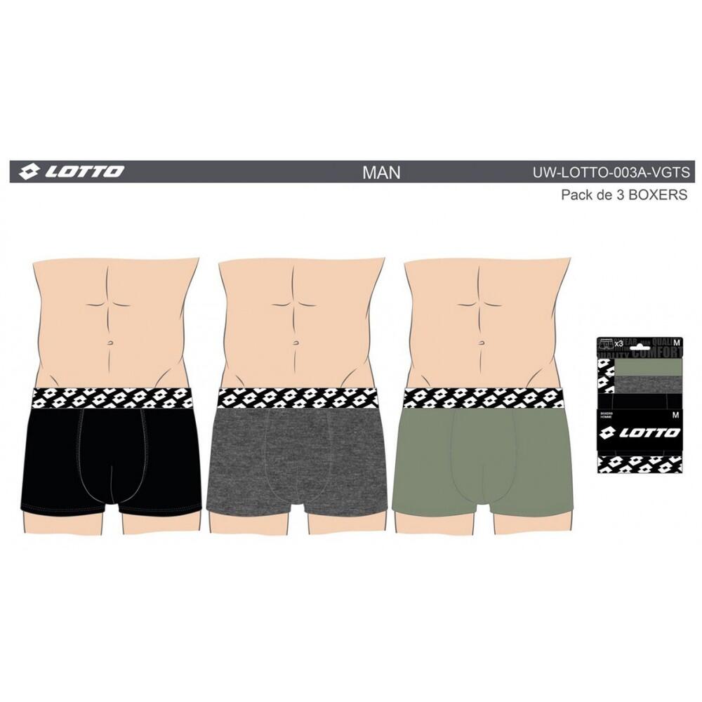 Bóxer hombre LOTTO - Pack de 9 4/5
