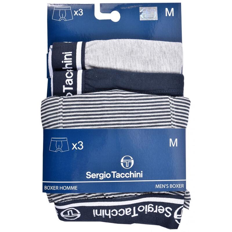 Boxers Sergio Tacchini - Lot De 2, Taille Unique, Neufs Avec étiquettes (95% Polyester, 5% élasthanne)