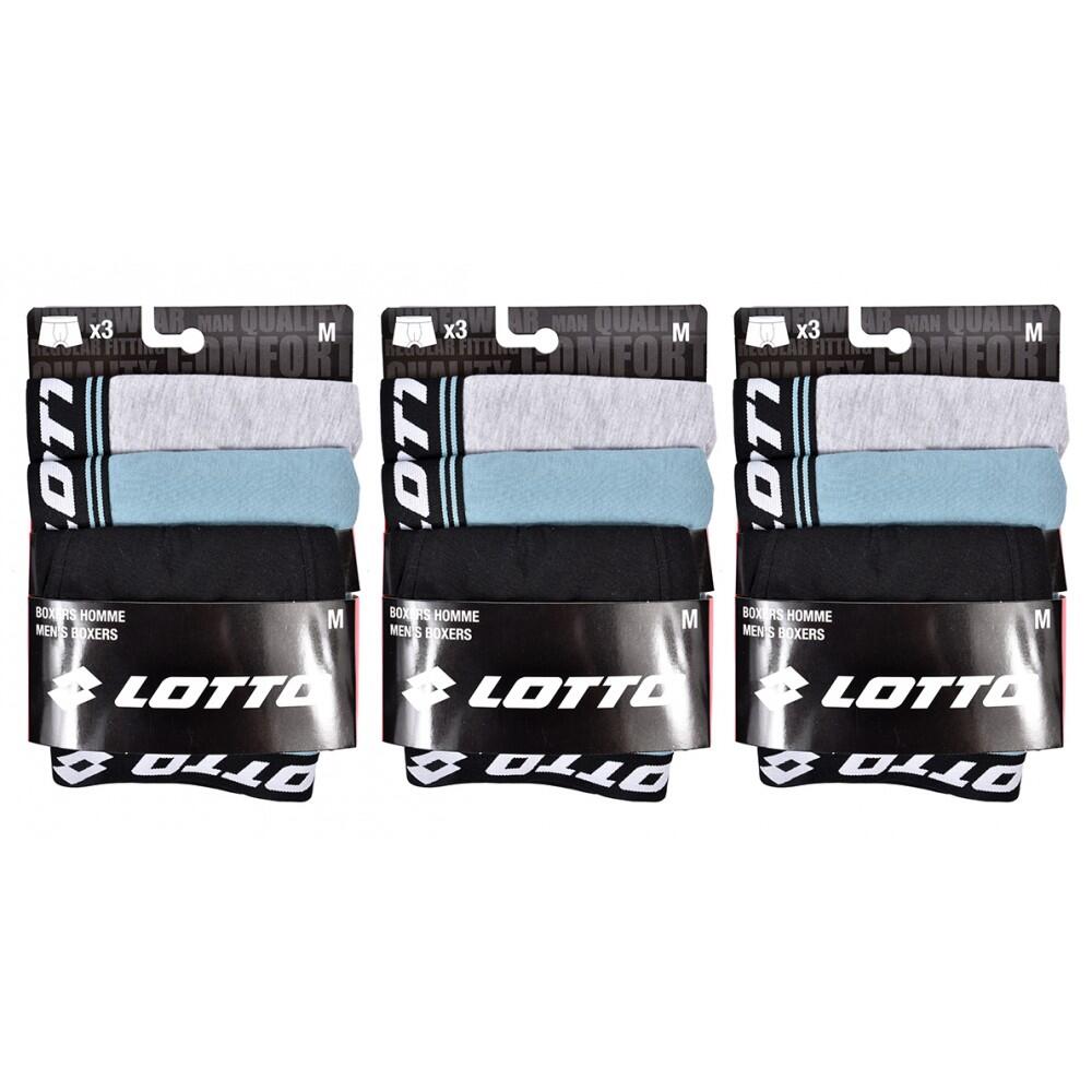 Bóxer hombre LOTTO - Pack de 9 3/5